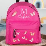 Σετ 2 Δώρα για Παιδιά, Παγούρι & Τσάντα Νηπίων με Πεταλούδες