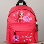 Σχολική Τσάντα Πλάτης Νηπιαγωγείου Κόκκινη με Γοργόνα