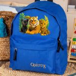 Σετ 2 Δώρα για Παιδιά, Παγούρι & Τσάντα Νηπιαγωγείου με Τίγρεις