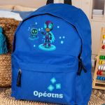 Σχολική Τσάντα Πλάτης Νηπιαγωγείου Μπλε με Σούπερ Ήρωα