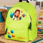 Σχολική Τσάντα Πλάτης Νηπιαγωγείου Λαχανί με Αστροναύτη