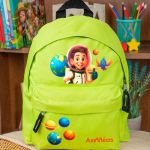 Σχολική Τσάντα Πλάτης Νηπιαγωγείου Λαχανί με Αστροναύτη