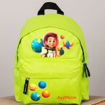 Σχολική Τσάντα Πλάτης Νηπιαγωγείου Λαχανί με Αστροναύτη