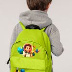 Σχολική Τσάντα Πλάτης Νηπιαγωγείου Λαχανί με Αστροναύτη