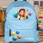 Σχολική Τσάντα Πλάτης Νηπιαγωγείου Γαλάζια με Αστροναύτη