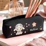 Σχολική Κασετίνα για Κορίτσια, Μαύρη με Σχέδιο Cute