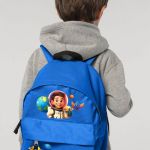 Σχολική Τσάντα Πλάτης Νηπιαγωγείου Μπλε με Αστροναύτη