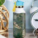 Παιδικό Παγούρι Θερμός με Καλαμάκι & Σχέδιο Δεινόσαυρους