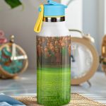 Παγούρι Θερμός Παιδικό με Καλαμάκι & Κυανόλευκο Πάιχτη