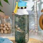 Παιδικό Παγούρι Θερμός με Καλαμάκι & Σχέδιο Δεινόσαυρους