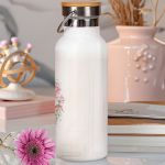 Ανοξείδωτo Μπουκάλι Θερμός με Σχέδιο Στεφάνι Από Λουλούδια