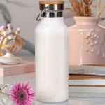 Ανοξείδωτo Μπουκάλι Θερμός με Σχέδιο Πεταλούδα & Λουλούδια