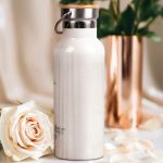 Ανοξείδωτo Μπουκάλι Θερμός με Σχέδιο Ανθισμένο Λουλούδι