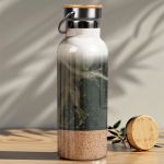 Ανοξείδωτo Μπουκάλι Θερμός με Όνομα & Σχέδιο Sand Pattern