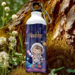 Σετ 2 Δώρα για Παιδιά, Παγούρι & Τσάντα Δημοτικού με Αστροναύτη