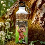 Σετ 2 Δώρα για Παιδιά, Παγούρι & Τσάντα με Ερυθρόλευκη Φανέλα