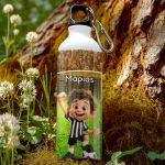 Σετ 2 Δώρα για Παιδιά, Παγούρι & Τσάντα με Ασπρόμαυρη Φανέλα