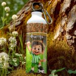 Σετ 2 Δώρα για Παιδιά, Παγούρι & Τσάντα με Πράσινη Φανέλα