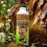 Σετ 2 Δώρα για Παιδιά, Παγούρι & Τσάντα με Κιτρινόμαυρη Φανέλα