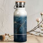 Ανοξείδωτo Μπουκάλι Θερμός με Όνομα & Σχέδιο Be The Change