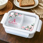 Σετ 2 Δώρα για Παιδιά, Θερμός & Δοχείο Φαγητού με Λουλούδια