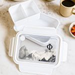 Σετ 2 Δώρα για Παιδιά, Θερμός & Δοχείο Φαγητού με Βουνά