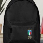 Σχολική Τσάντα για Γυμνασίο & Λύκειο, Μαύρη Calcio Italia