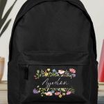 Mavri Tsanta Scholiki gia Koritsia me Onoma & Schedio Louloudia