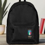 Σχολική Τσάντα για Γυμνασίο & Λύκειο, Μαύρη Calcio Italia