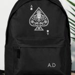 Σχολική Τσάντα για Γυμνασίο & Λύκειο, Μαύρη Ace of Spades