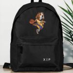 Σχολική Τσάντα για Γυμνασίο & Λύκειο, Μαύρη Doggy Basket