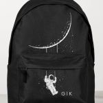 Σχολική Τσάντα για Γυμνασίο & Λύκειο, Μαύρη Space Swing