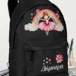 Σετ 2 Δώρα για Παιδιά, Παγούρι & Τσάντα Δημοτικού με Μπαλαρίνα