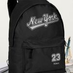 Σχολική Τσάντα για Γυμνασίο & Λύκειο, Μαύρη με Σχέδιο New York