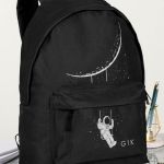 Σχολική Τσάντα για Γυμνασίο & Λύκειο, Μαύρη Space Swing