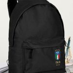 Σχολική Τσάντα για Γυμνασίο & Λύκειο, Μαύρη Calcio Italia