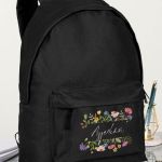 Mavri Tsanta Scholiki gia Koritsia me Onoma & Schedio Louloudia