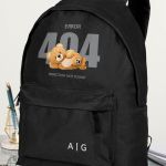 Σχολική Τσάντα για Γυμνασίο & Λύκειο, Μαύρη με Σχέδιο Teddy