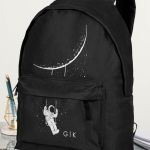 Σχολική Τσάντα για Γυμνασίο & Λύκειο, Μαύρη Space Swing