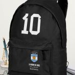 Σχολική Τσάντα για Γυμνασίο & Λύκειο, Μαύρη με Σχέδιο Αργεντινή