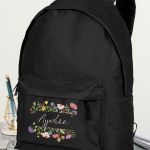 Mavri Tsanta Scholiki gia Koritsia me Onoma & Schedio Louloudia