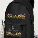 Σετ 2 Δώρα για Παιδιά, Παγούρι & Τσάντα Γυμνασίου με Λουλούδια