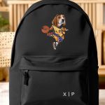 Σχολική Τσάντα για Γυμνασίο & Λύκειο, Μαύρη Doggy Basket