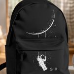 Σχολική Τσάντα για Γυμνασίο & Λύκειο, Μαύρη Space Swing