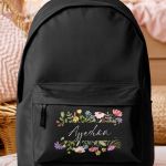 Mavri Tsanta Scholiki gia Koritsia me Onoma & Schedio Louloudia