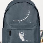 Σχολική Τσάντα για Γυμνασίο & Λύκειο, Γκρι Space Swing