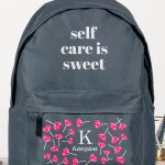 Σχολική Τσάντα για Παιδιά Δημοτικού, Γκρι με Καρδιές