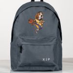 Σχολική Τσάντα για Γυμνασίο & Λύκειο, Γκρι Doggy Basket