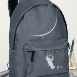 Σχολική Τσάντα για Γυμνασίο & Λύκειο, Γκρι Space Swing