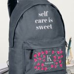 Σχολική Τσάντα για Παιδιά Δημοτικού, Γκρι με Καρδιές